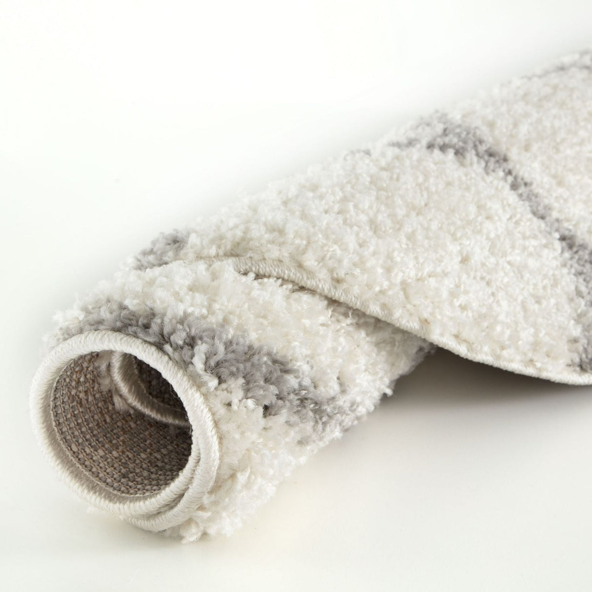 Moroccan Ivory Shaggy Rug 700 | The Rugs