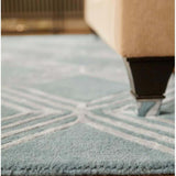 The Rugs Vienna Blue Geometric Rug