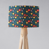 Shadowbright Navy Blue Floral Ceiling or Table Lampshade