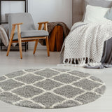 Moroccan Grey Shaggy Rug by The Rugs | 710