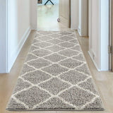 Moroccan Grey Shaggy Rug by The Rugs | 710