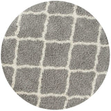 Moroccan Grey Shaggy Rug by The Rugs | 710