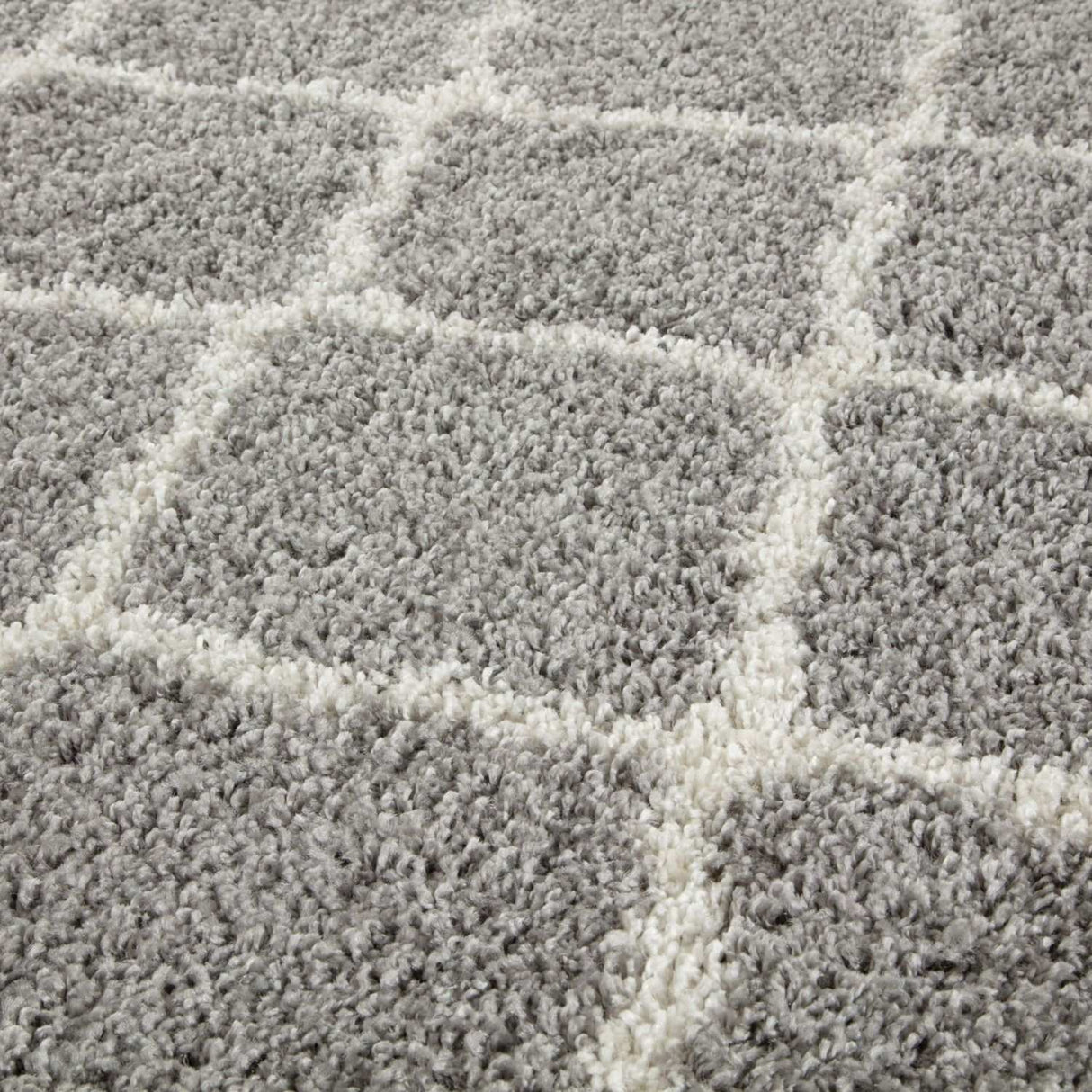Moroccan Grey Shaggy Rug by The Rugs | 710