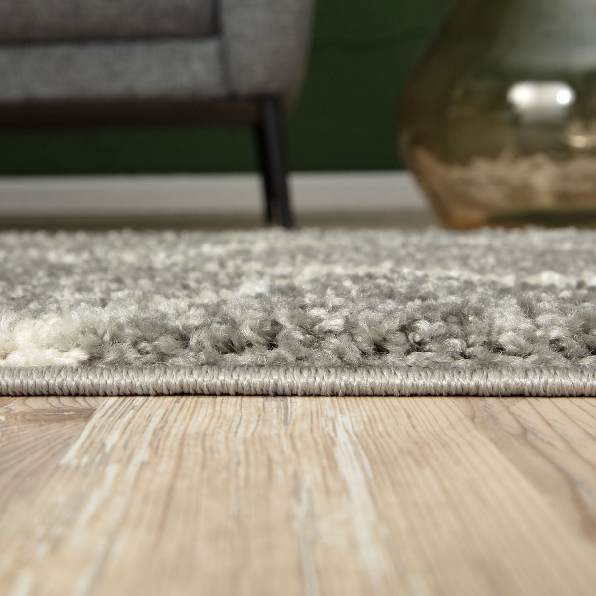 Moroccan Grey Shaggy Rug by The Rugs | 710