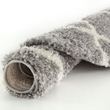 Moroccan Grey Shaggy Rug by The Rugs | 710