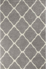 Moroccan Grey Shaggy Rug by The Rugs | 710