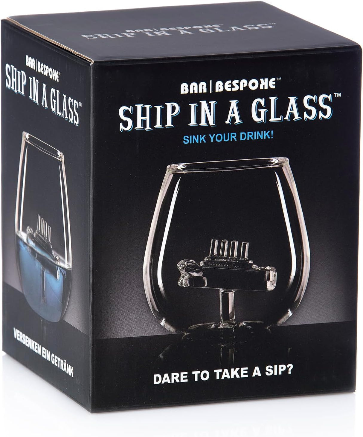 Jeray Bar Bespoke Ship In A Glass Tumbler, 550ml