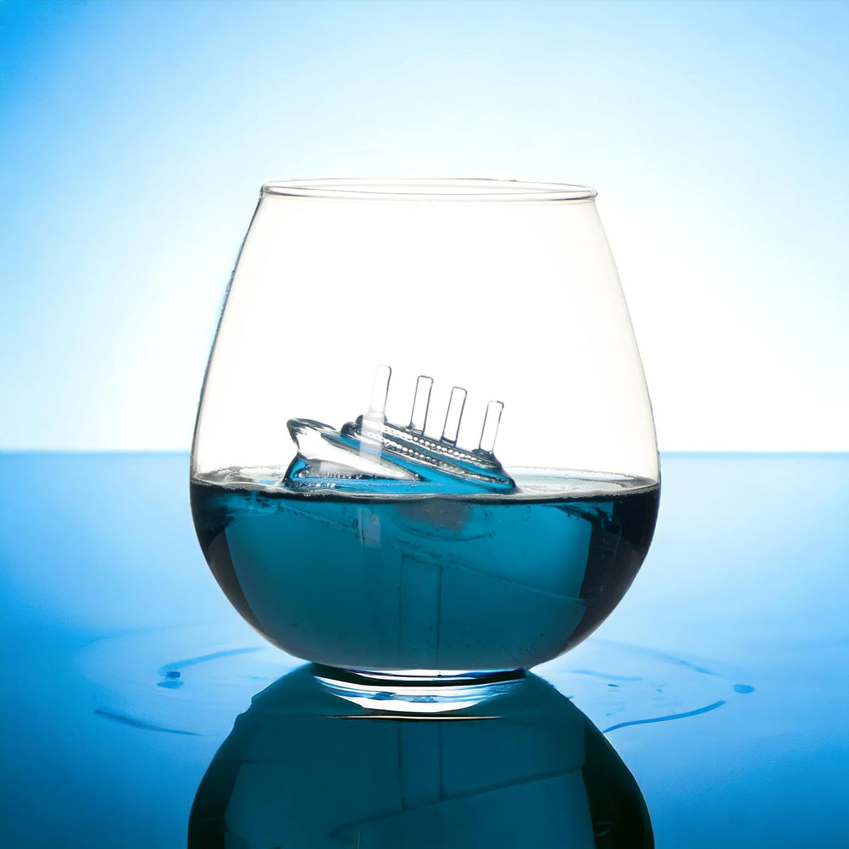 Jeray Bar Bespoke Ship In A Glass Tumbler, 550ml