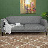 Moroccan Beige Shaggy Rug 720 by The Rugs