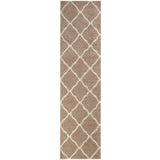Moroccan Beige Shaggy Rug 720 by The Rugs