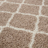 Moroccan Beige Shaggy Rug 720 by The Rugs