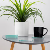 Rinkit Square Glass Coasters Pack of 6 – 10cm
