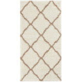 Moroccan Ivory Shaggy Rug 730 by The Rugs
