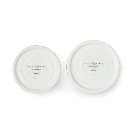 Portmeirion Sophie Conran Porcelain Oil & Vinegar Drizzler Set, White