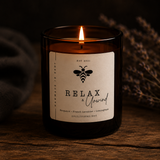 Lou-bees Relax & Unwind Aromatherapy Candle