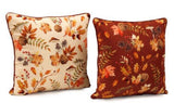Blush & Bale Autumn Floral Cushion Set of 2 - 45cm x 45cm