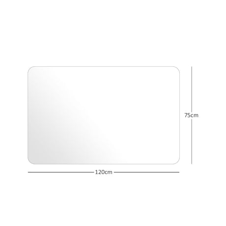 Nicoman Chair Mat for Hard Floors - 75x120cm