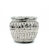 HatiNest Greek Clay Plant Pot Cream - 12cm