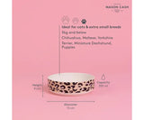 Mason Cash Leopard Print Cat Bowl, 350ml