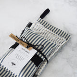 Lou-bees Navy Striped Dish Scour