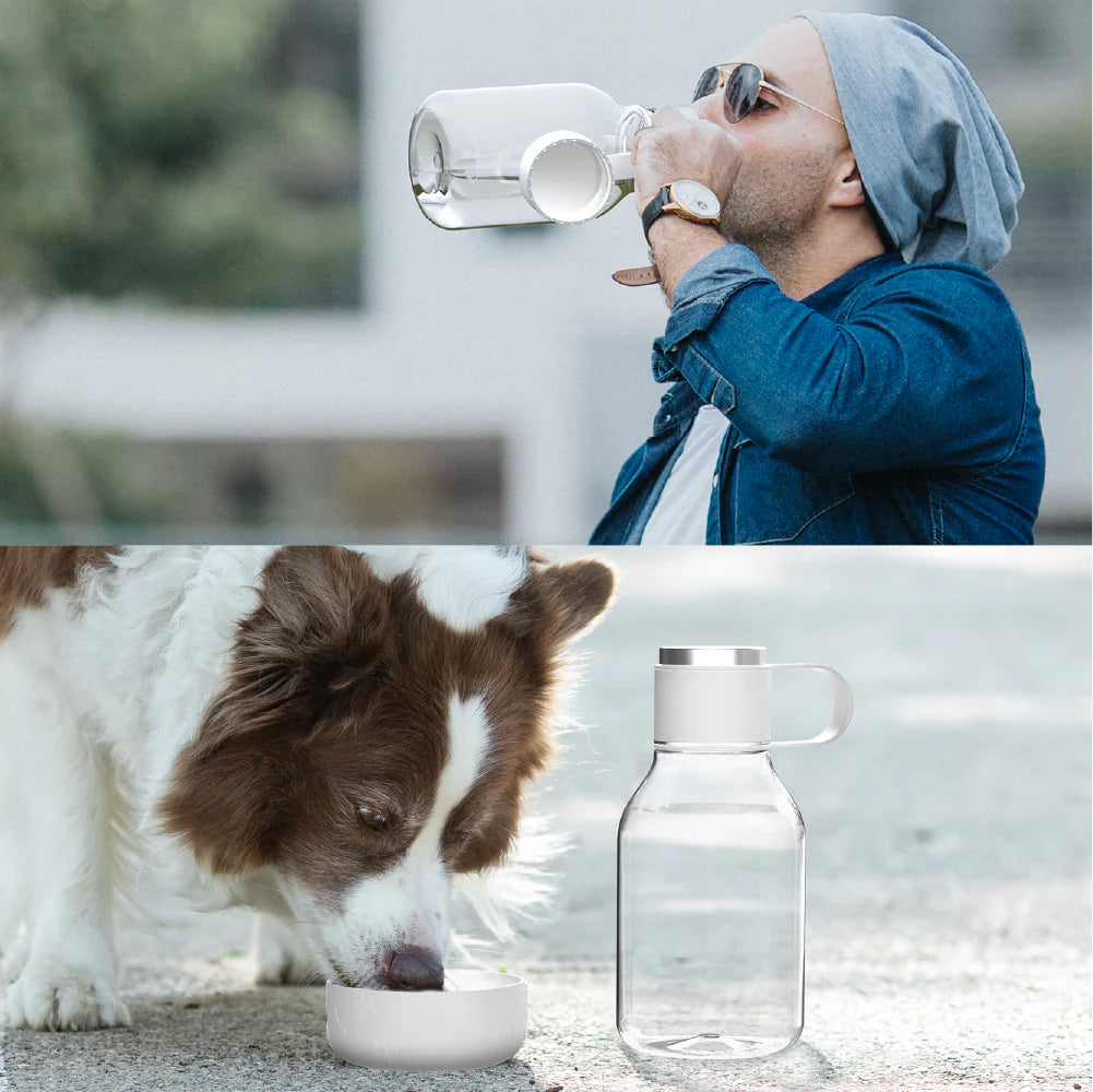Asobu Dog Bowl Bottle Lite, 50 oz, White