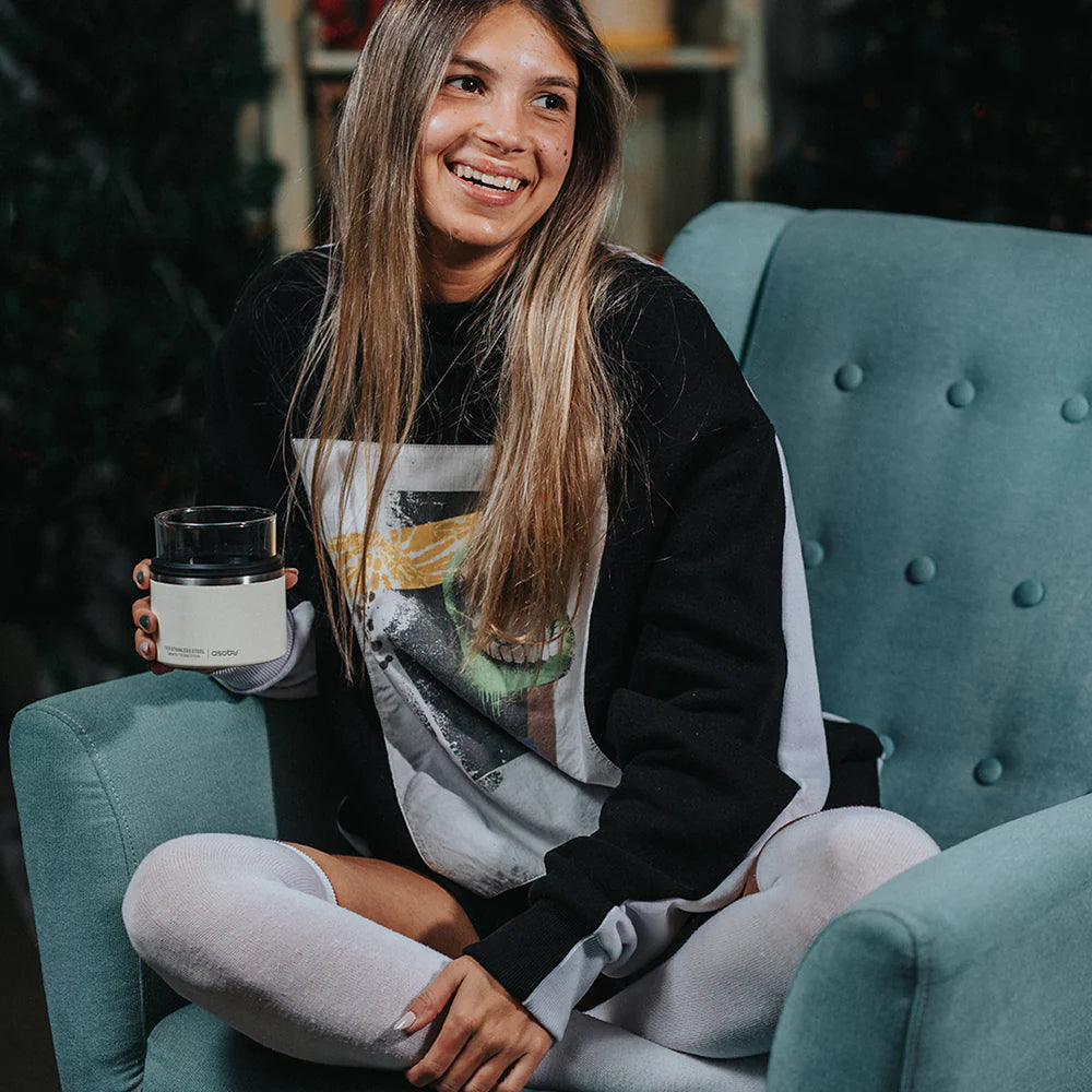 Asobu Whiskey Insulated Sleeve, 311 ml, White