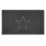 Nicoman Indoor Spaghetti Door Mat Embossed Star - Dark Grey