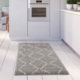 Moroccan Grey Shaggy Rug | 810