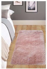 Soft Washable Pink Shaggy Rug SA-07 by The Rugs