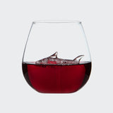 Jeray Bar Bespoke Shark In A Glass Tumbler, 550ml
