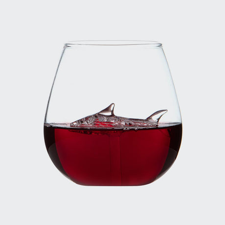 Jeray Bar Bespoke Shark In A Glass Tumbler, 550ml
