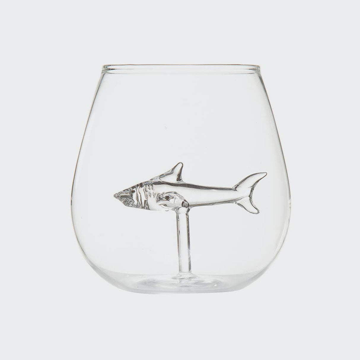 Jeray Bar Bespoke Shark In A Glass Tumbler, 550ml