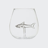 Jeray Bar Bespoke Shark In A Glass Tumbler, 550ml