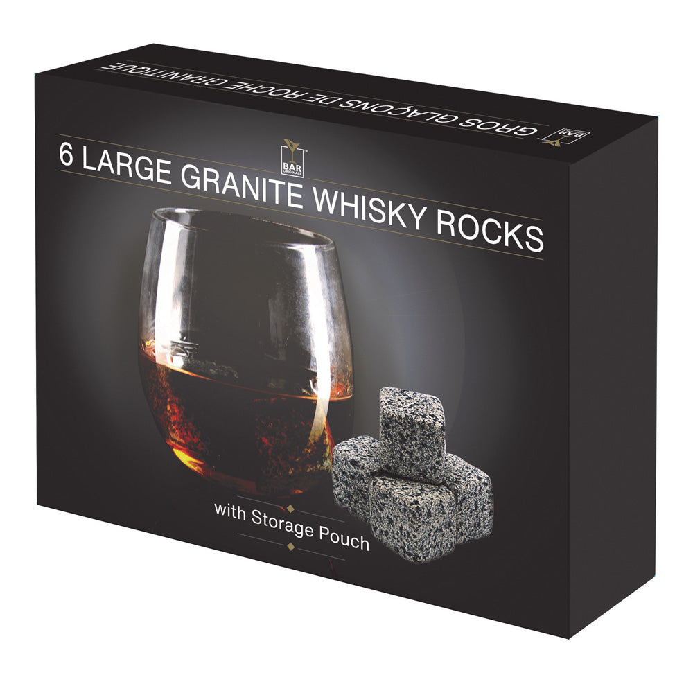 Jeray Bar Originale Scotch on the Rocks Whisky Stones (Pack Of 6)