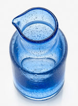 Sur La Table Blue Glass Carafe -  1.4L