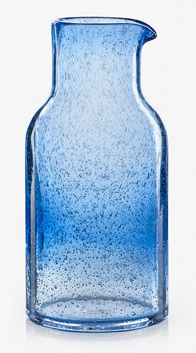 Sur La Table Blue Glass Carafe -  1.4L