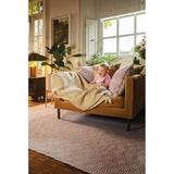 Diamond Coral Pink Hand‑Woven Rug by The Rugs