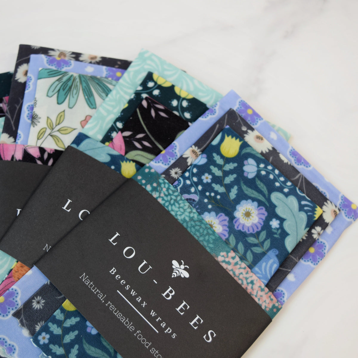 Lou-bees Seasonal Surprise Beeswax Wraps - 4 Pack