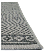 County Geo Grey Indoor‑Outdoor Rug by The Rugs