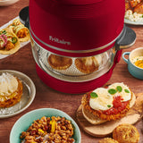 Fritaire Self-Cleaning Glass Bowl Air Fryer - Cherry Red