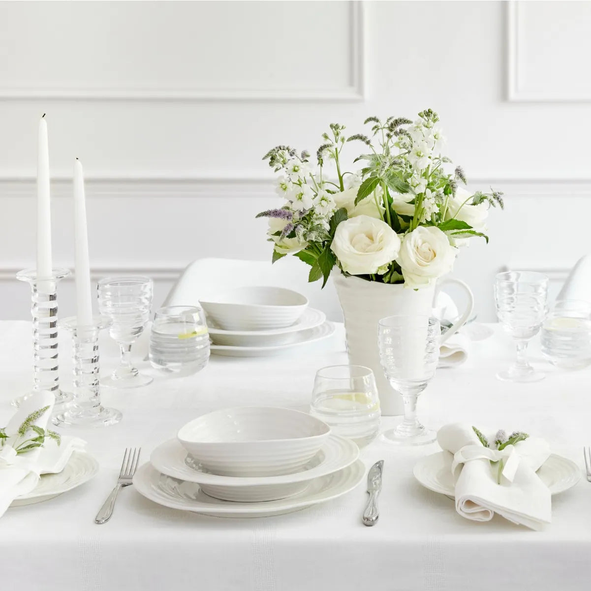 Portmeirion Sophie Conran Porcelain Cereal Bowl, Set Of 4