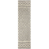 Moroccan Ivory Grey Shaggy Rug 900 | The Rugs