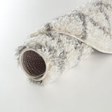 Moroccan Ivory Grey Shaggy Rug 900 | The Rugs
