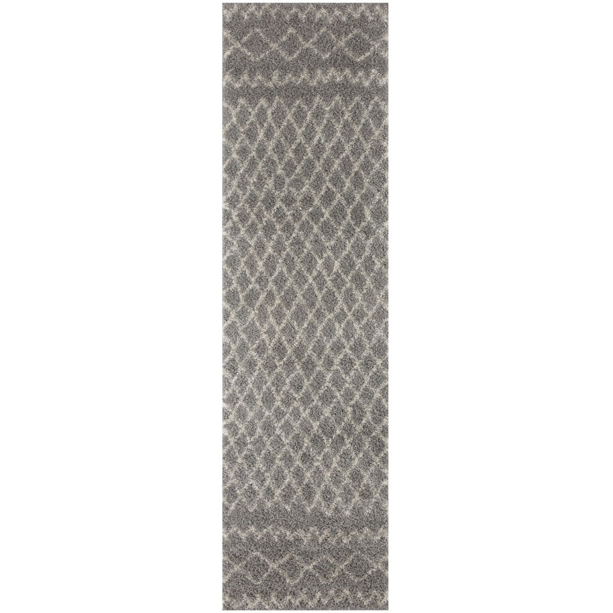 Moroccan Grey Shaggy Rug | 910