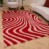 The Rugs Joli Striped Red Pink Rug