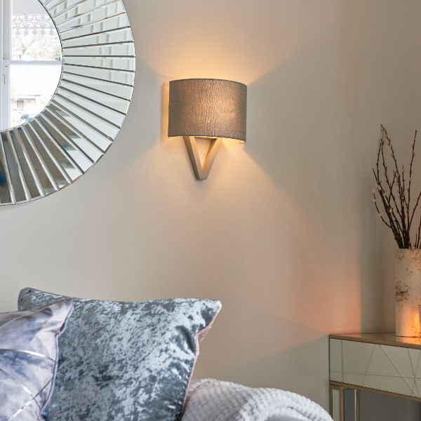 Pagazzi Kaden Grey Wood Wall Light