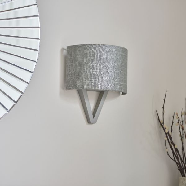 Pagazzi Kaden Grey Wood Wall Light