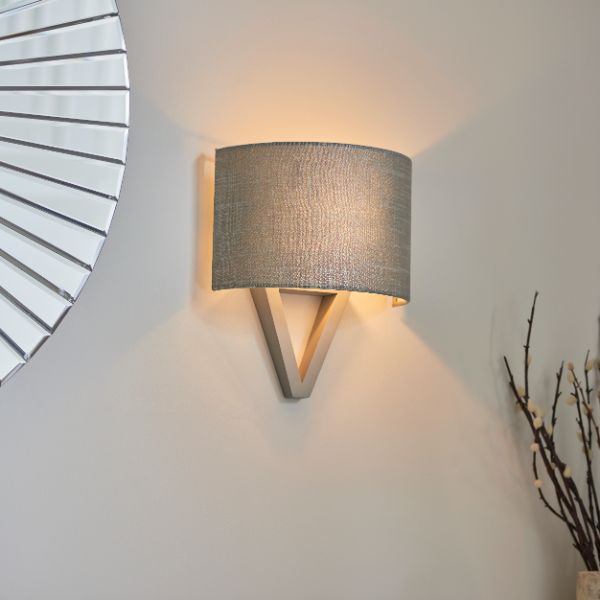 Pagazzi Kaden Grey Wood Wall Light