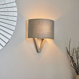Pagazzi Kaden Grey Wood Wall Light