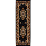 The Rugs Maestro Traditional Black Rug 4470 B11